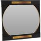 Lustro ścienne Golden, 40 cm, metalowa rama