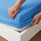 4Home Джерсі-простирадло MAKO, синє, 140–160 × 200 см