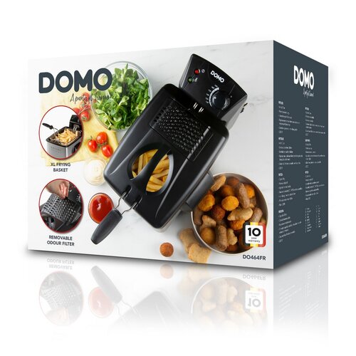 DOMO DO464FR nerezová fritéza, 3 l