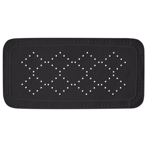 Spirella Suport antiderapant pentru cadă ALASKA,negru, 71 x 36 cm