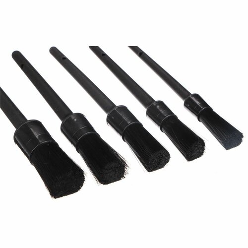 Sixtol Set harter Präzisionsbürsten für die Autoreinigung CAR DETAILING BRUSH 5 HARD, 5 Stück