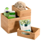 Set de cutii din bambus Kesper 58194 3 buc