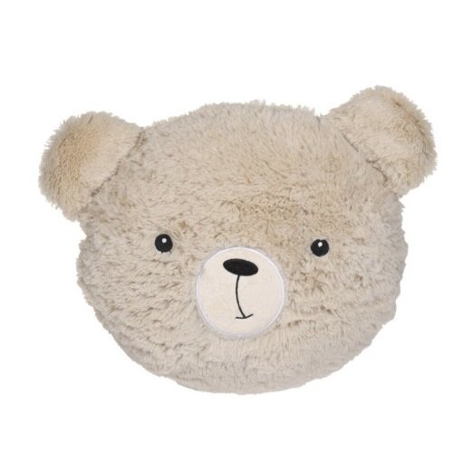 Haariges Kissen Sweetie, D. 27 cm, Teddybärbraun  ,