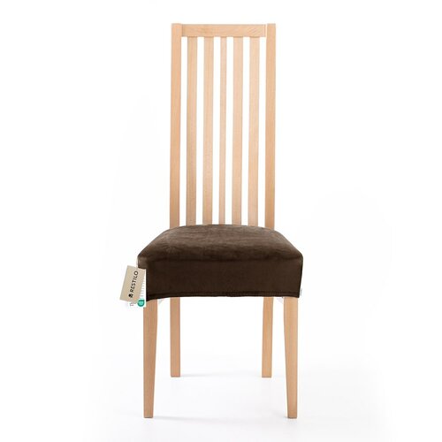 Restilo Husă elastică pentru scaun Sento maro închis, 40 x 40 + 5 cm