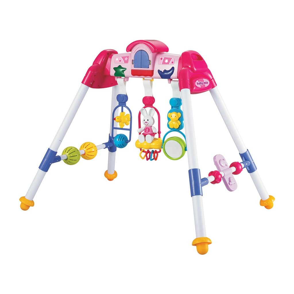 Baby Mix Baby play trapez De Lux różowy, 40 x 55cm