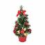 Božično drevesce Growell rdeče, 35 cm