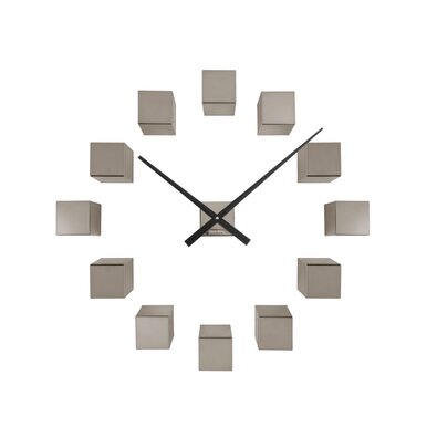 Karlsson KA5974GY design ceas de perete gri, diametru 80 cm
