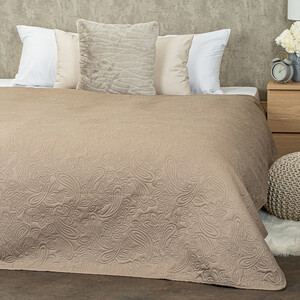 4Home Tagesdecke Doubleface braun/beige, 220 x 240 cm | 4Home