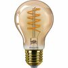 Philips LED filament žárovka E27 A60 5,5W (40W) 2200K stmívatelná, jantarová