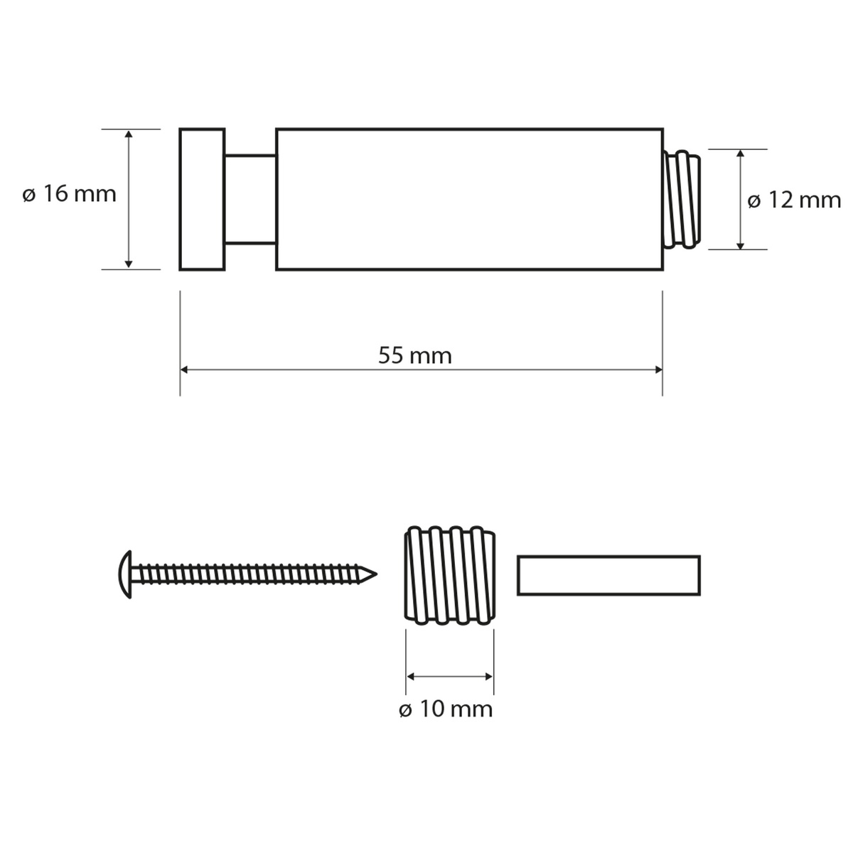 SAPHO XR213 X-Round 5 cm, ezüst termék 2. képe