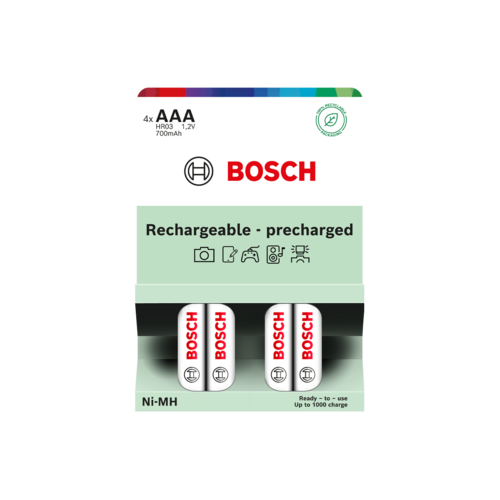 Bosch Nabíjecí baterie AAA, 700 mAh, 4 ks