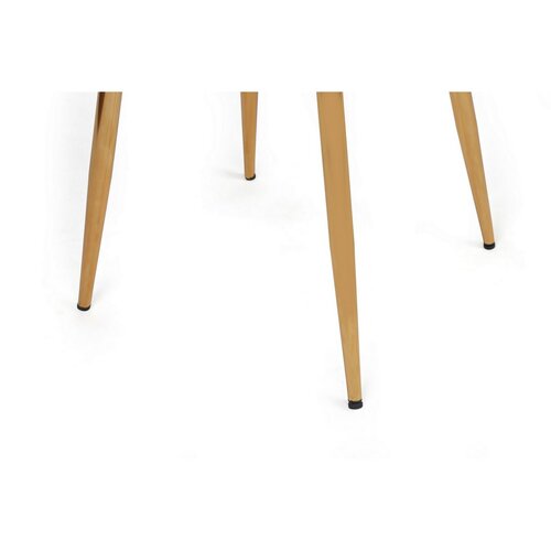 Set de scaune de sufragerie Kusakli Black andGold, 2 buc.