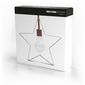 DecoKing Lampă de Crăciun Starfish alb cald, 5LED-uri