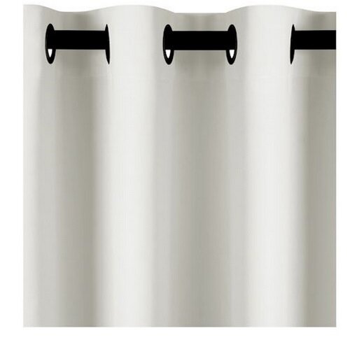 AmeliaHome Blackout EYELETS függöny, fehér, 140 x 245 cm