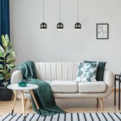 Rabalux 72246 nastavitelný závěsný LED lustr Maelo, černá