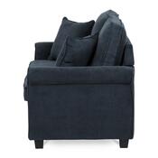Dvoumístná pohovka ASB-4170 BLUE2, manžestr, modrá