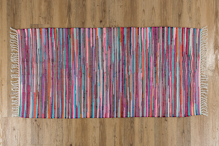 Ručně tkaný koberec barevná, 40 x 60 cm