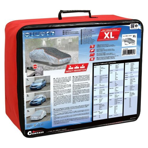 Compass Pokrowiec przeciw gradowi XL, 530 x 177 x119 cm