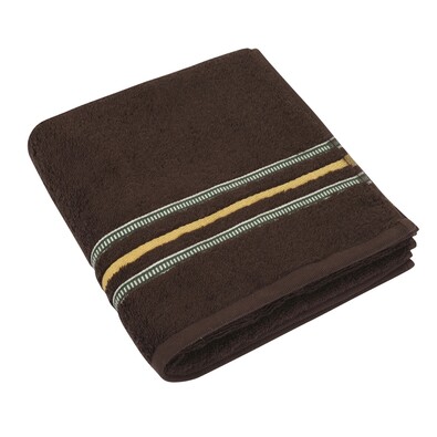 Ręcznik Zuzka ciemnobrązowy, 50 x 100 cm