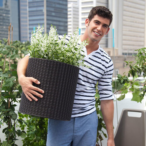 Keter Blumentopf Cylinder L 39 l, anthrazit