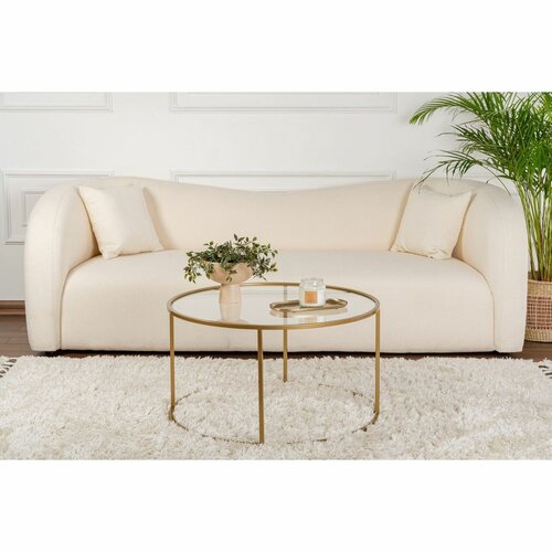 Măsuță de cafea Aurum Gold, 80 cm