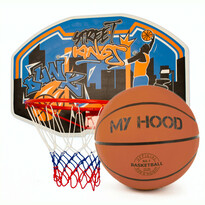 My Hood 304002 set basketbalového koše s deskou a míče, 2 ks