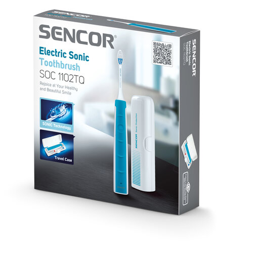 Sencor SOC 1102TQ Szczoteczka do zębów, niebieski