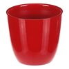 Vase de flori din ceramică Teracotă, diametru 10cm, roșu