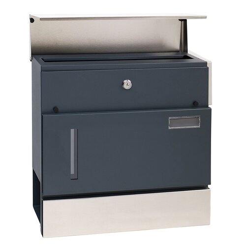 Поштова скринька сталева з віконцем BK.932.LG.AM.N