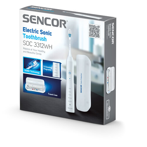Sencor SOC 3312WH Szczoteczka do zębów, biały