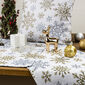 Vianočný behúň Snowflakes biela, 33 x 140 cm
