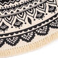 Teppich Mandala Grau-Braun, 82 cm