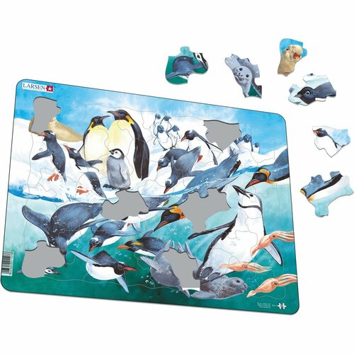Larsen Puzzle Pingwiny, 50 części