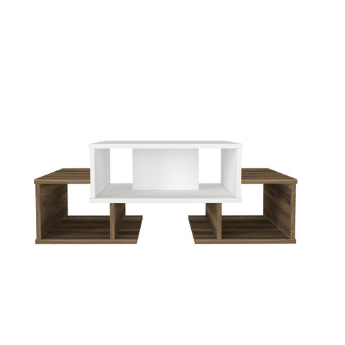 Konferenční stolek Sarafina White Walnut