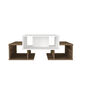 Konferenční stolek Sarafina White Walnut