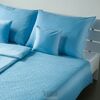 Veba Geon Kígyóbőr damaszt ágynemű, kék, 140 x 200 cm, 70 x 90 cm