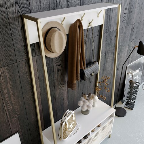 Vešiak so skrinkou na topánky Devin White