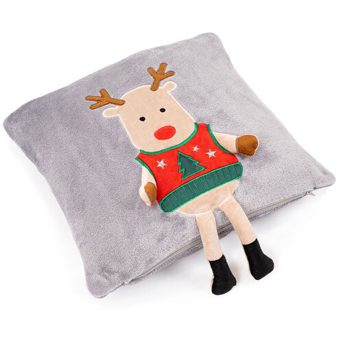 Față de pernă de Crăciun 4Home Xmas Reindeer,40 x 40 cm