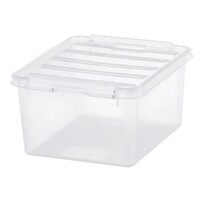 SmartStore Úložný box s bílými klipy Classic, 2 l