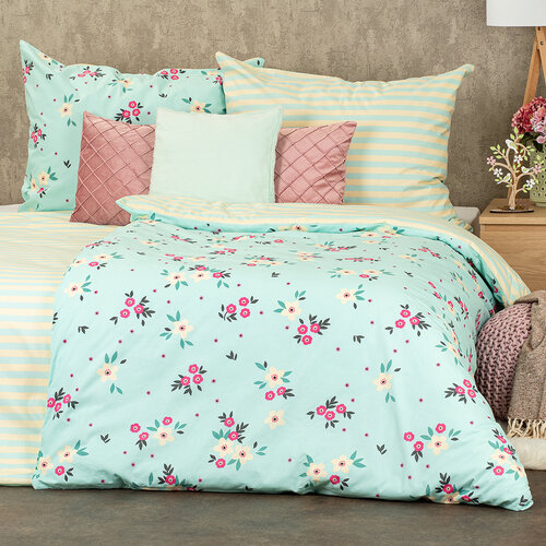 4Home Ditsy flower pamut ágyneműhuzat , 140 x 220 cm, 70 x 90 cm