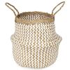 Coș de hârtie și iarbă de mare natural Compactor