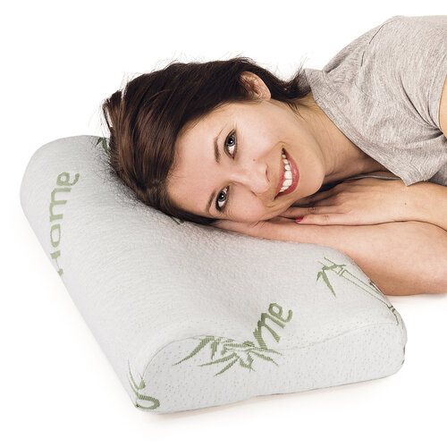4Home Kissen aus Memory-Schaum Aloe Vera profiliert, 50 x 30 cm