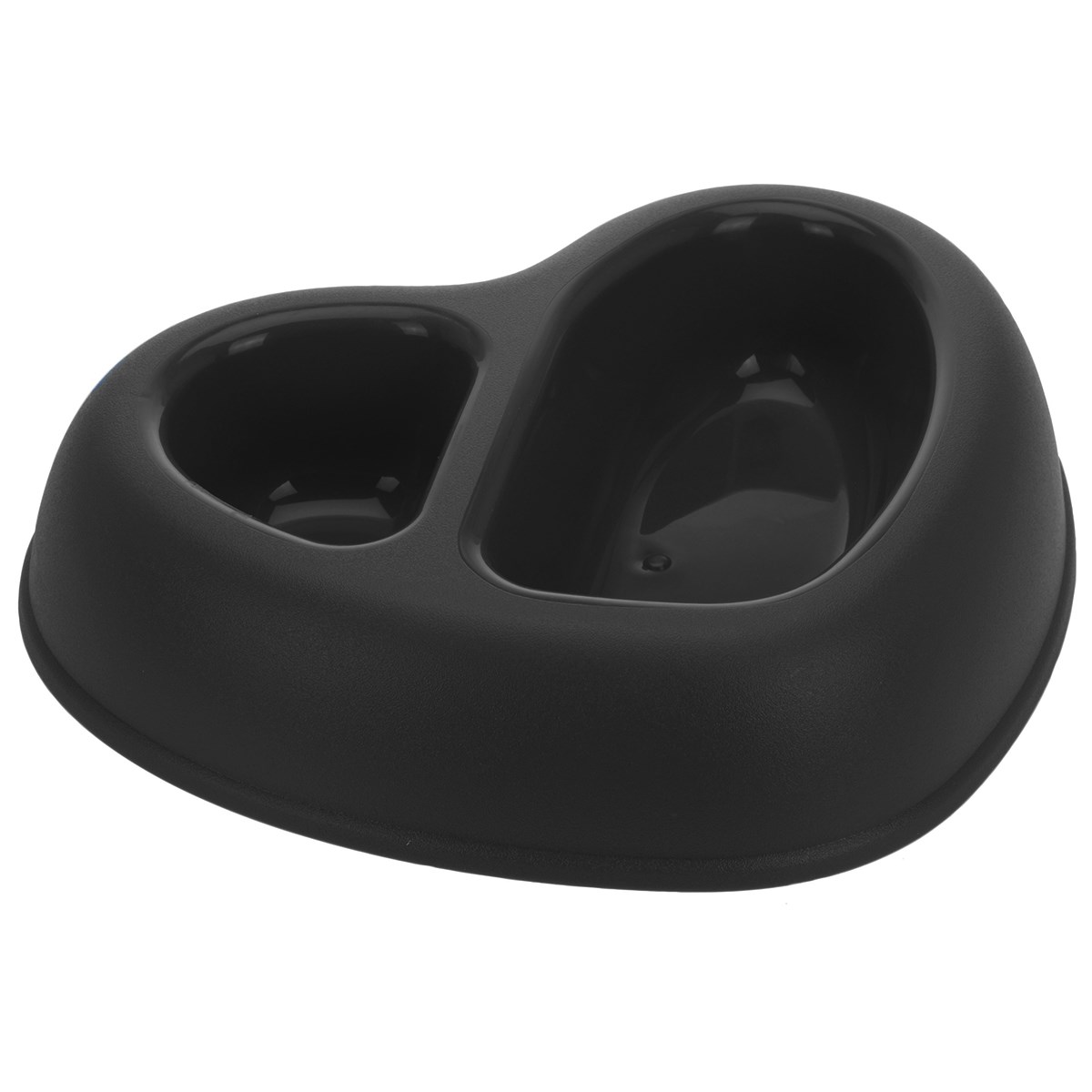 Dvojitá miska pre zvieratá Animali, čierna