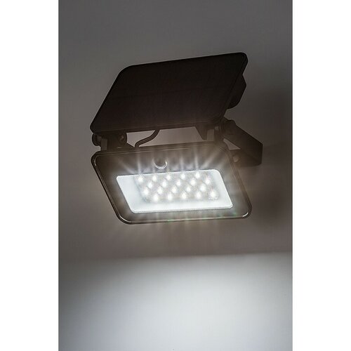 Rabalux 77159 venkovní nástěnné solární funkční LED svítidlo Tarcal, 6W, IP65