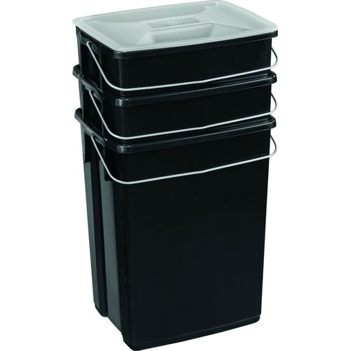 Set de reciclare Curver Biobox 2x10 l + 6 l