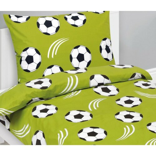 Bellatex Lenjerie de pat din bumbac Junior Fotbal, 140 x 200 cm, 70 x 90 cm