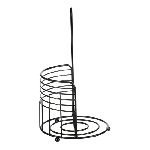Autronic Металева підставка для паперових рушниківкругла, чорна