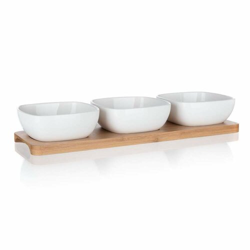 Banquet Komplet skodelic BRILLANTE Bamboo, 33 x9,7 x 4,7 cm