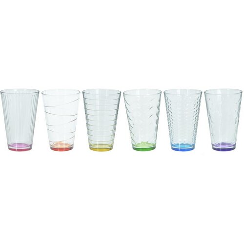 6-dielna sada pohárov Rainbow, 300 ml