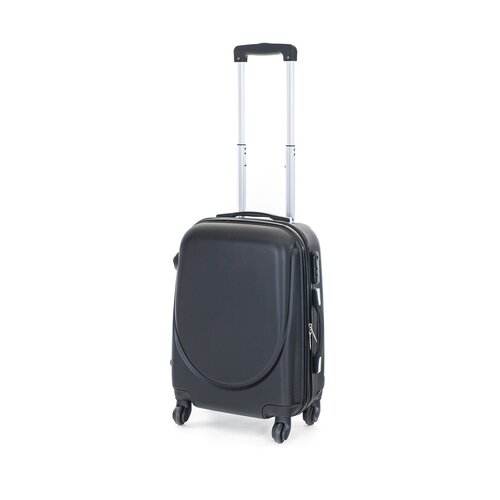 Pretty UP Potovalna kovinska kovčka ABS16 S, črna